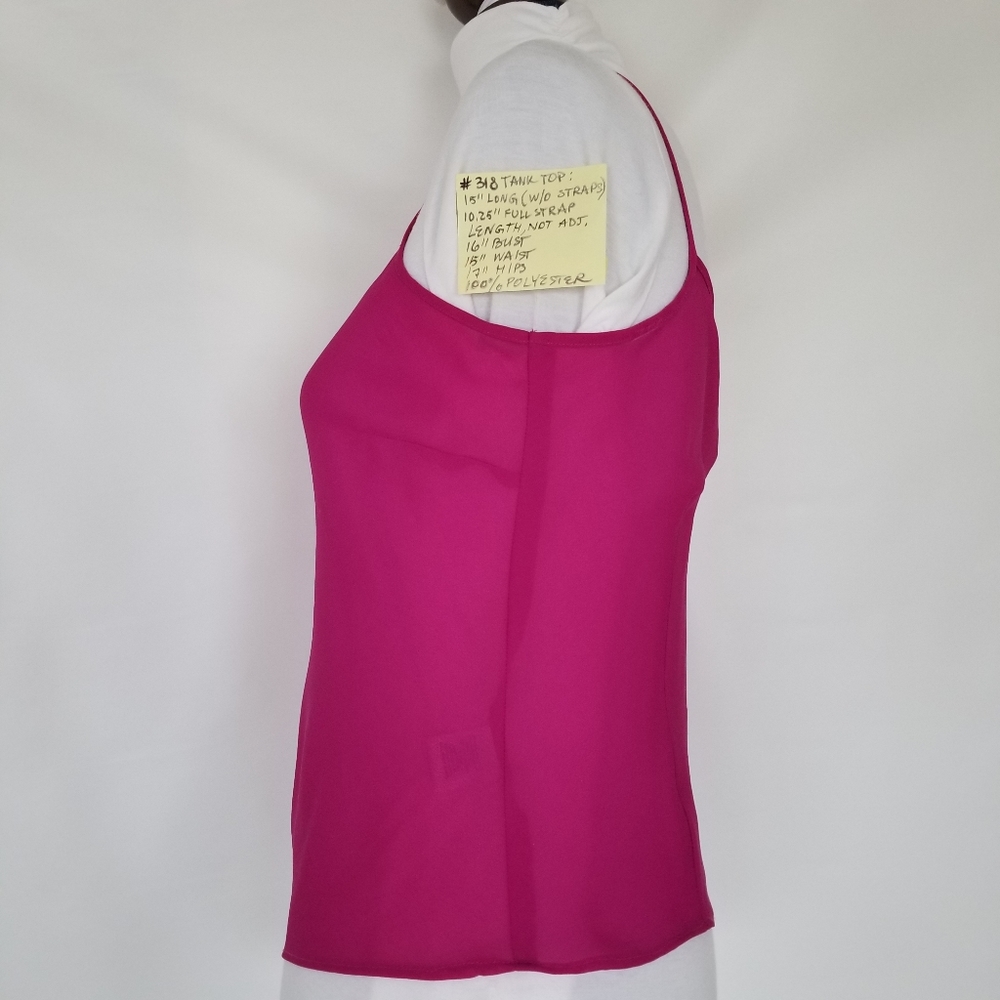 ✅NWT Jones Wear Silk Fuchsia Ruffles Blouse 4 #318 - Picture 12 of 16